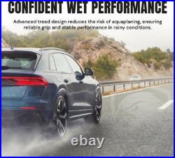 Set of 4 235/60R17 Weatherhawk Zeta 102H Summer Tires Wet Dry Traction