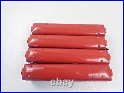 Set of 4 American Flyer S guage coach passenger cars 650,651,650,650