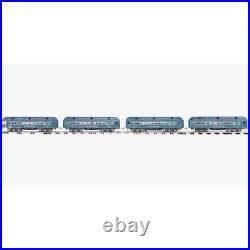Standard Gauge MTH 10-5057 Tinplate CNJ Blue Comet Passenger Car 4-Pack Set
