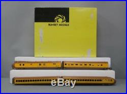 Sunset Models O Brass UP M-10000 Articulated 4-Car Passenger Set (2-Rail) EX