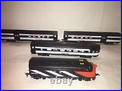 TYCO CANADIAN NATIONAL 3 CAR PASSENGER CAR F 7 DIESEL SET TESTED LUBED RUNS OBs