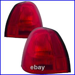 Tail Lights Set Right Passenger Left Driver Pair Fits 2003-2011 Lincoln Town Car Tail Lights Set Right Passenger Left Driver Pair Fits 2003-2011 Lincoln Town Car
