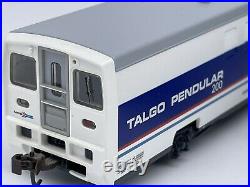 Talgo Pendular 200 HO 6 Passenger car train set Amtrak Electrotren FREE SHIP exc
