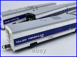 Talgo Pendular 200 HO 6 Passenger car train set Amtrak Electrotren FREE SHIP exc