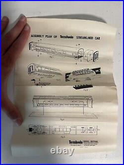 Tenshodo Pennsylvania Streamlined Passenger Car Set Ho Scale