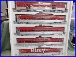 Trains 70' Scale Streamlined Passenger Car Set Rock Island 5-Car ABS 18 New