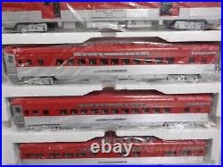 Trains 70' Scale Streamlined Passenger Car Set Rock Island 5-Car ABS 18 New