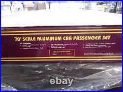 Trains MTH 70' Scale Aluminum 5-Car Passenger Set 15 NYC Empire State Ex- New