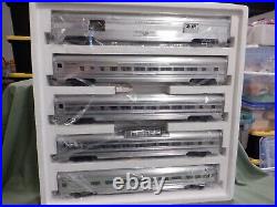 Trains Weaver Gold Ed Scale Aluminum 5-Car Passenger Set 20 Ribbed New