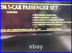 Trains Weaver Gold Ed Scale Aluminum 5-Car Passenger Set Painted New