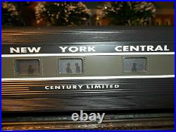 Trains williams new york central 72' streamliner 2 car passenger set