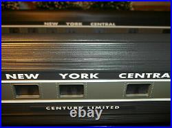 Trains williams new york central 72' streamliner 2 car passenger set