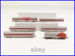 Trix N Scale Santa Fe Diesel Loco & 5 Car Passenger Set LN 8910 Trix N Scale Santa Fe Diesel Loco & 5 Car Passenger Set LN 8910