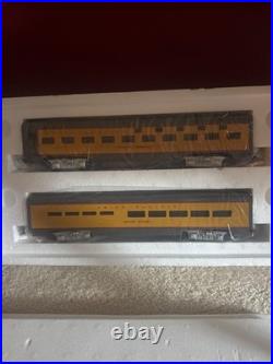 Union Pacific passenger rail, cars set of 2 mission Dolores/national excellent