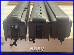 VINTAGE AHM Rivarossi HO Scale Pennsylvania PRR Heavyweight Passenger Car Set