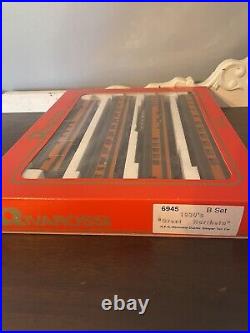 VINTAGE RIVAROSSI 6945 HO Scale GREAT NORTHERN 1930s Passenger Car Set B NIB