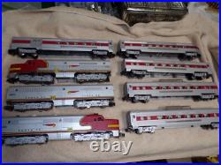Vintage American Flyer Santa Fe The Chief Passenger Set 5683RH ABA & 5 Cars NICE
