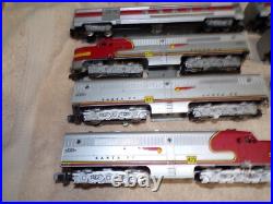 Vintage American Flyer Santa Fe The Chief Passenger Set 5683RH ABA & 5 Cars NICE
