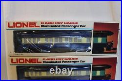 Vintage Lionel 6-9536 to 6-9540 Blue Comet passenger car set MIB BRAND NEW