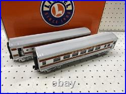 Vintage Lionel Santa Fe Streamliner Passenger O Gauge 2 Pack 6-39059 Silver