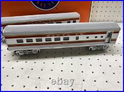 Vintage Lionel Santa Fe Streamliner Passenger O Gauge 2 Pack 6-39059 Silver