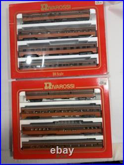 Vintage Rivarossi 1930's Milwaukee HO Passenger Car Set Unused NOS 6966 6967 NIB