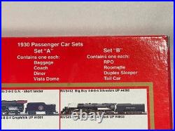Vintage Rivarossi HO Passenger Car Full Set NIB 1930s Northern Pacific 6970 6971