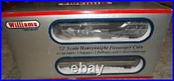 WILLIAMS 72' SCALE NYC PASSENGER CARS SET of 4, PULLMAN, OBSERVATION, BAGGAGE 43358