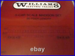 WILLIAMS O Gauge Reading Company Crown Edition Madison Passenger 5-Car Set