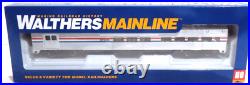 Walthers HO Mainline 85' Amtrak Phase III 4 CAR Passenger Set Coach Diner Lounge