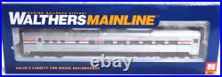 Walthers HO Mainline 85' Amtrak Phase III 4 CAR Passenger Set Coach Diner Lounge