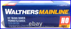 Walthers HO Mainline 85' Pennsylvania 4 CAR Passenger Set Coach Sleeper Baggage