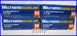 Walthers HO Scale SR Southern Railway 85' Budd Passenger Car Set of 4 NOS