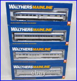 Walthers HO Scale VIA Canada Budd 85' Passenger Car Set Dome Observation NOS