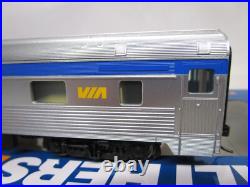 Walthers HO Scale VIA Canada Budd 85' Passenger Car Set Dome Observation NOS