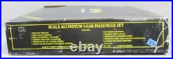 Weaver B&O Scale Aluminum 5-Car Passenger Set (blue/yellow)/Box