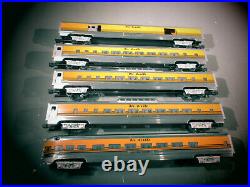 Weaver GOLD EDITION Scale Aluminum 5-Car Passenger Train Set RIO GRANDE C-8 O. B