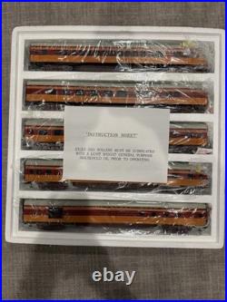 Weaver Milwaukee Hiawatha Aluminum Passenger Cars 5-car Set, Excellent Condition