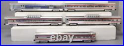 Weaver O-Gauge Santa Fe Aluminum 5-Car Passenger Set #2680 (3-Rail) LN/Box Weaver O-Gauge Santa Fe Aluminum 5-Car Passenger Set #2680 (3-Rail) LN/Box