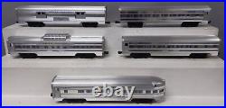 Weaver O Union Pacific Plated Ribbed Side Aluminum 5-Car Passenger Set LN/Box