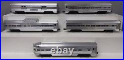 Weaver O Union Pacific Plated Ribbed Side Aluminum 5-Car Passenger Set LN/Box