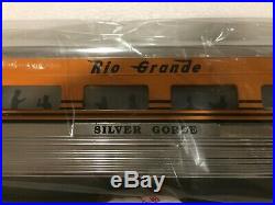 Weaver Trains Rio Grande Aluminum 20'' Scale Passenger 5 Car Set O Scale
