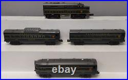 Williams 119 O Gauge Pennsylvania Green Diesel 3-Car Passenger Set EX/Box