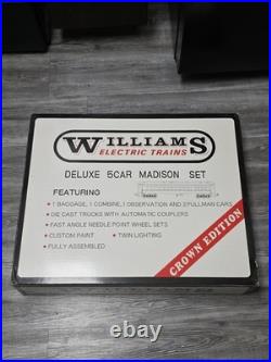 Williams 2503 Crown Edition NYC 2-Tone Gray Madison 5-Car Passenger Set O Gauge