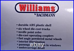 Williams (2540-2545) Baltimore & Ohio 72' Heavyweight 6 Car Passenger Set