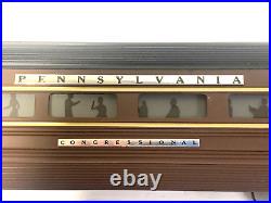 Williams #2550 Pennsylvania Aluminum Passenger 5 Car Set O Scale Train. No BOX