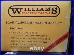 Williams 2801 Nyc Aluminum Passenger Set 5 Cars Used In Box Great Shape Lqqk