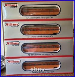 Williams 43170 O Gauge Milwaukee Road 72' Streamliner 4-Car Passenger Set