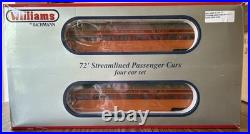 Williams 43170 O Gauge Milwaukee Road 72' Streamliner 4-Car Passenger Set