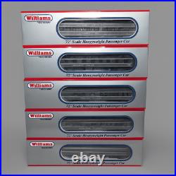 Williams #43358 New York Central 72' Scale Heavyweight Passenger 4-Car Set READ